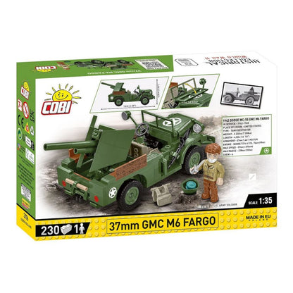 Cobi World War 2 37mm GMC M6 Fargo (230 Pcs)