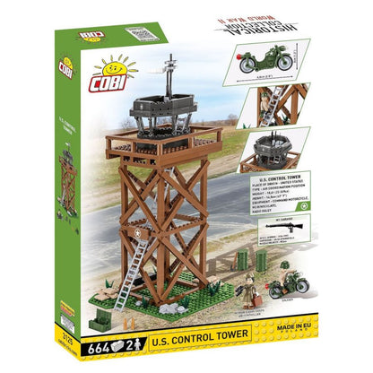 Cobi World War 2 U.S. Control Tower (664 Pcs)