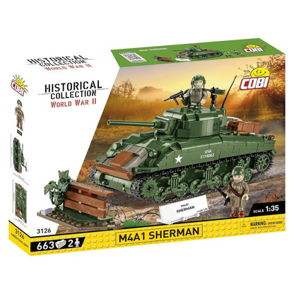Cobi World War 2 M4A1 Sherman (663 Pcs)