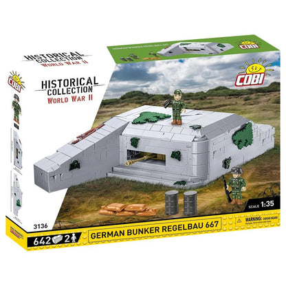 Cobi World War 2 German Bunker Regelbau 667 Construction Set (642 Pieces)