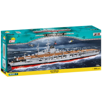 Cobi World War 2 Aircraft Carrier Graf Zeppelin (3136 Piece Kit)
