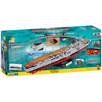 Cobi World War 2 Aircraft Carrier Graf Zeppelin (3136 Piece Kit)
