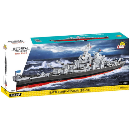 Cobi World War 2 Missouri Battleship (2640 Piece Kit)