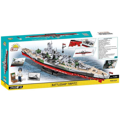 Cobi World War 2 Battleship Tirpitz [Executive Edition] (2960 Piece Kit)