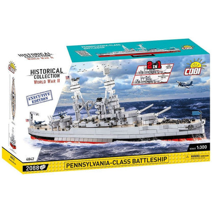 Cobi World War 2 Pennsylvania Class Battleship [Executive Edition] (2088 Piece Kit)