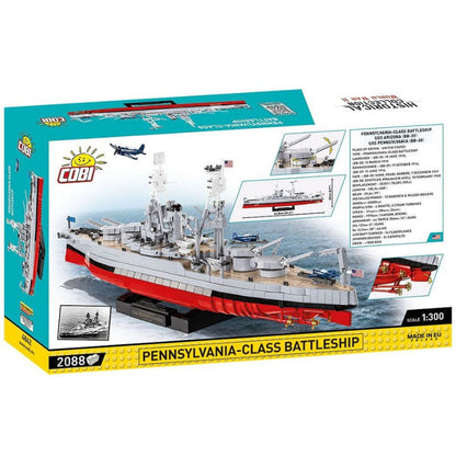 Cobi World War 2 Pennsylvania Class Battleship [Executive Edition] (2088 Piece Kit)