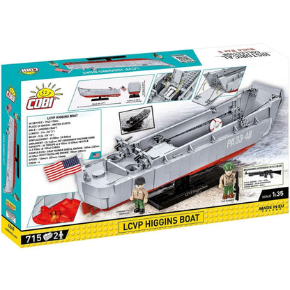 Cobi World War 2 LCVP Higgins Boat (715 Piece Kit)