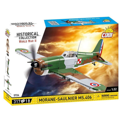 Cobi World War 2 Morane Saulnier MS.406 (317 Pcs)