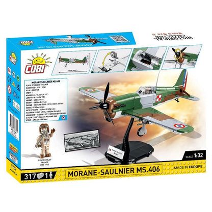 Cobi World War 2 Morane Saulnier MS.406 (317 Pcs)