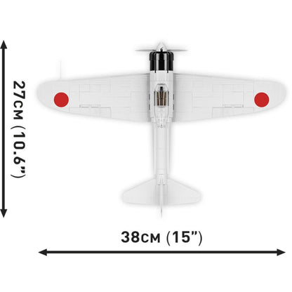 Cobi World War 2 Mitsubishi A6M2 Zero Sen (347 Piece Kit)