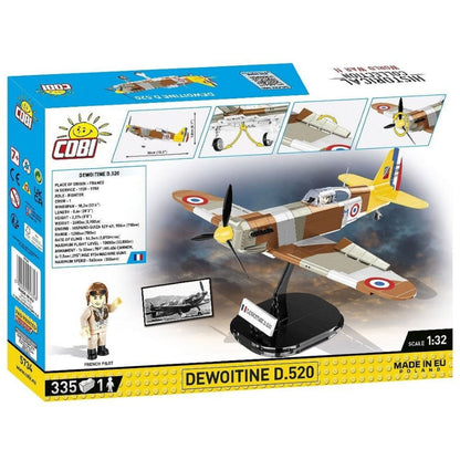 Cobi World War 2 Dewoitine D.520 (328 Piece Kit)