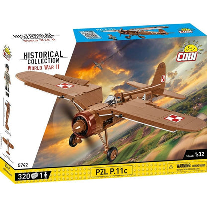 Cobi World War 2 PZL P 11c (320 Piece Kit)