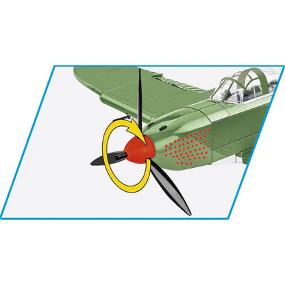 Cobi World War 2 Bell P 39Q Airacobra (Soviet) (380 Piece Kit)