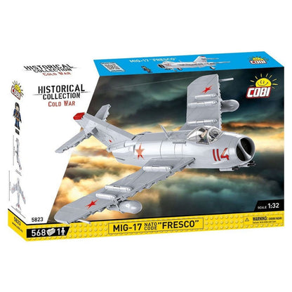 Cobi Cold War MiG 17 NATO Code "Fresco" (568 Piece Kit)