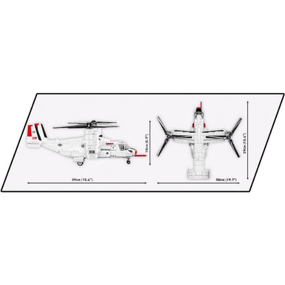 Cobi Armed Forces Bell Boeing V 22 Osprey (1151 Piece Kit)