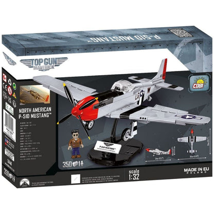 Cobi Top Gun Mustang P 51D (350 Piece Kit)