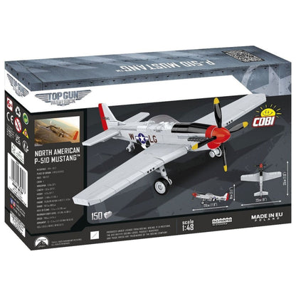Cobi Top Gun: Maverick P 51D Mustang (145 Piece Kit)