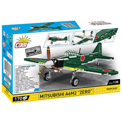 Cobi World War 2 Mitsubishi A6M2 "Zero" (170 Piece Kit)