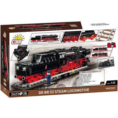 Cobi Trains DR BR 52 Steam Locomotive 1:35 Scale [Exclusive Edition] (2623 Piece Kit)