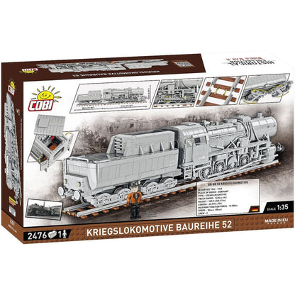 Cobi Trains Kriegslokomotive Baureihe 52 Locomotive 1:35 Scale (2476 Piece Kit)