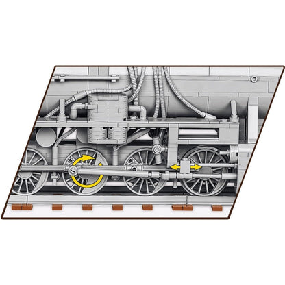 Cobi Trains Kriegslokomotive Baureihe 52 Locomotive 1:35 Scale (2476 Piece Kit)