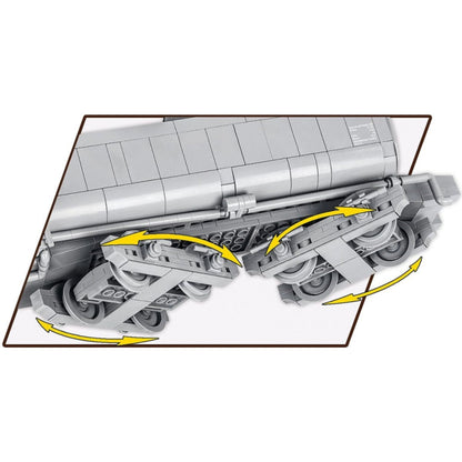 Cobi Trains Kriegslokomotive Baureihe 52 Locomotive 1:35 Scale (2476 Piece Kit)