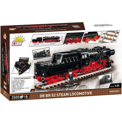 Cobi Trains DR BR 52 Steam Locomotive 1:35 Scale (2505 Piece Kit)