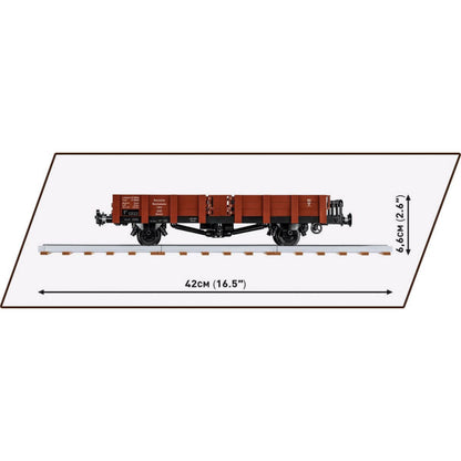 Cobi Trains Güterwagen Type Ommr 32 "LINZ" (584 Piece Kit)
