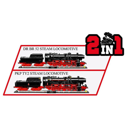 Cobi Trains DRB Class 52 Steam Locomotive & Rail (2747 Pcs)