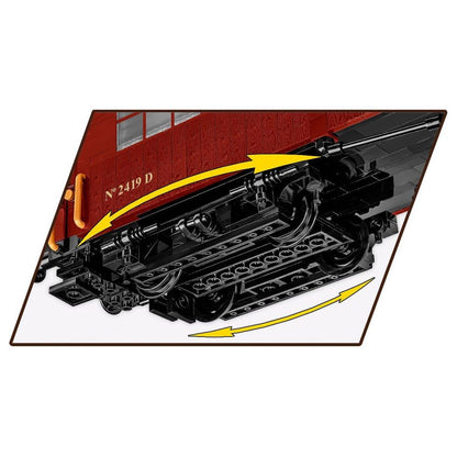 Cobi Trains 1918 Compiegne Wagon (1927 Pcs)