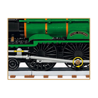 Cobi Trains Flying Scotsman Steam Locomotive Construction Set (2677 Pieces)