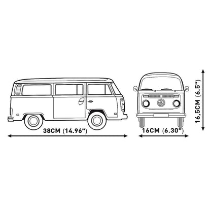 Cobi Volkswagen Transporter T2b Bus Construction Set (2366 Pieces)