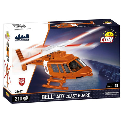 Cobi Cobi Bell 407 Coast Guard Helicopter 1:48 Scale (210 Pcs)