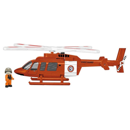 Cobi Cobi Bell 407 Coast Guard Helicopter 1:48 Scale (210 Pcs)