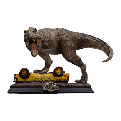 Iron Studios Jurassic Park T Rex Attack Icons Statue