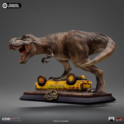 Iron Studios Jurassic Park T Rex Attack Icons Statue