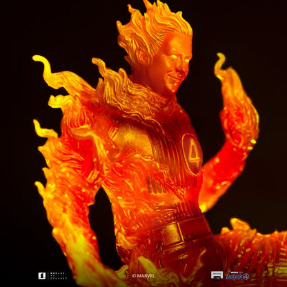 Iron Studios The Fantastic Four: First Steps Human Torch 1:10 Scale Statue