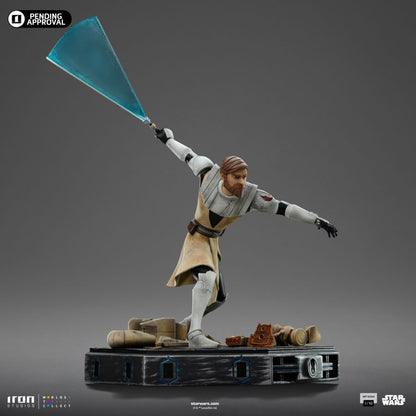Iron Studios Star Wars: Clone Wars Obi Wan Kenobi 1:10 Scale Statue