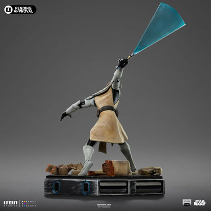 Iron Studios Star Wars: Clone Wars Obi Wan Kenobi 1:10 Scale Statue
