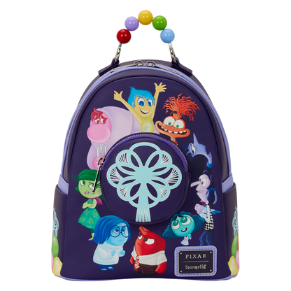 Loungefly Inside Out 2 Emotions Per sonified Mini Backpack (Light Up)