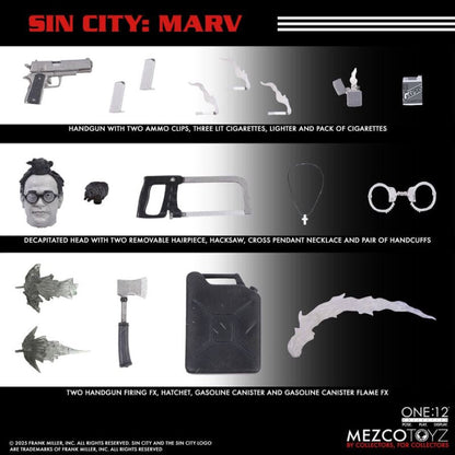 Mezco Toyz Sin City Marv One:12 Collective Figure