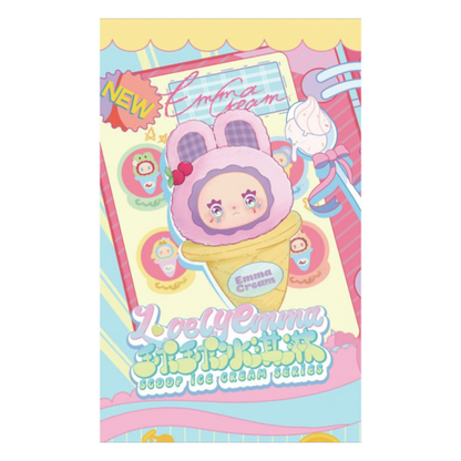 Lucky Emma Lovely Emma Scoop Ice Cream Series Plush Blind Bag (Display of 8)