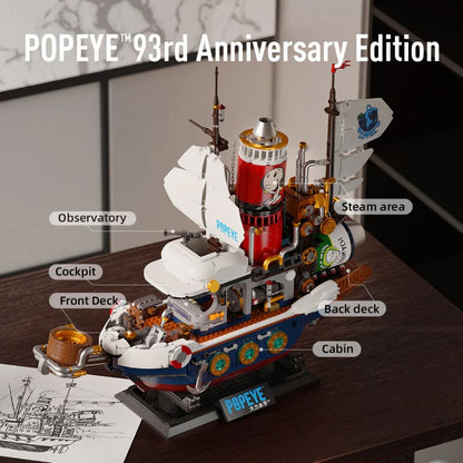 Pantasy Popeye Popeye's Adventure Ship (1845 Piece Kit)