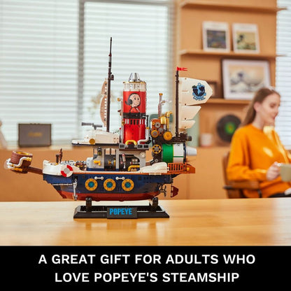 Pantasy Popeye Popeye's Adventure Ship (1845 Piece Kit)