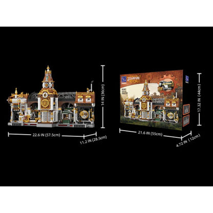 Pantasy Steampunk Series Train Station (2788 Piece Kit)