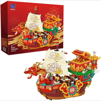 Pantasy New Year The Dragon Boat