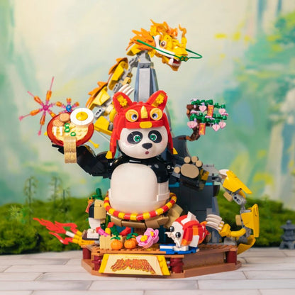 Pantasy Kung Fu Panda Dragon Warrior "Spring Festival" Special Edition (1431 Piece Kit)