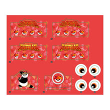 Pantasy Kung Fu Panda Po on SkateKart (186 Piece Kit)