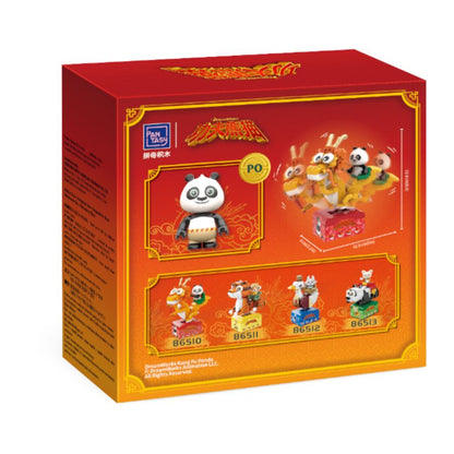 Pantasy Kung Fu Panda Po on SkateKart (186 Piece Kit)