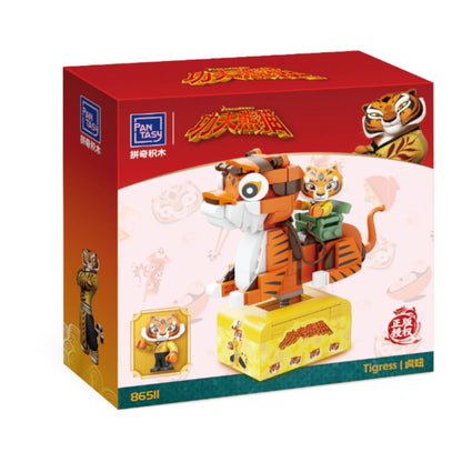 Pantasy Kung Fu Panda Tigress on SkateKart (195 Piece Kit)